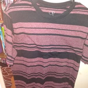 OP Men's Striped Tee Large